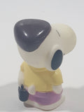 Peanuts Snoopy Businessman Holding Briefcase 2" Tall Vinyl Toy Figure