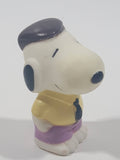 Peanuts Snoopy Businessman Holding Briefcase 2" Tall Vinyl Toy Figure