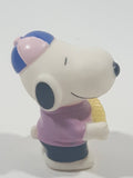 Peanuts Snoopy Musician Playing Accordion 2" Tall Vinyl Toy Figure