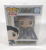 2018 Funko Pop! Games Fallout Vault Dweller (Male) #371 Toy Vinyl Figure in Box