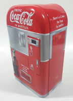 Coca-Cola Drink Coca-Cola In Bottles Refrigerator Vending Machine Shaped Tin Metal Container
