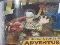 2008 LucasFilm Indiana Jones Adventure Heroes Rene Belloq and Dark Ghost 2 1/2" and 2 3/4" Tall Toy Figure Set New in Package