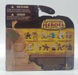 2008 LucasFilm Indiana Jones Adventure Heroes Rene Belloq and Dark Ghost 2 1/2" and 2 3/4" Tall Toy Figure Set New in Package