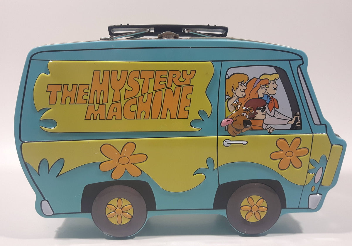 2000 Hanna Barbera Scooby Doo The Mystery Machine Shaped Embossed Tin ...