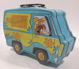 2000 Hanna Barbera Scooby Doo The Mystery Machine Shaped Embossed Tin Metal Lunch Box