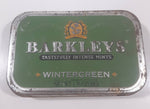 Barkley's Tastefully Intense Mints Wintergreen Tin Metal Container