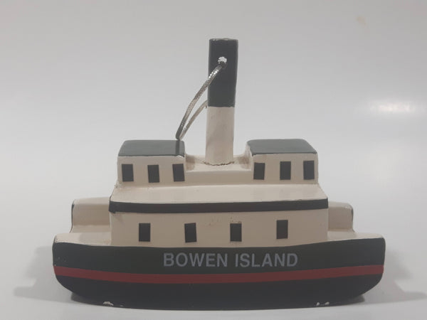 Bowen Island Ferry Wooden Boat Model 4 1/4" Long