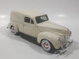 Motor Max No. 68065 1940 Ford Sedan Delivery Cream White 1:24 Scale Die Cast Toy Car Vehicle with Opening Hood and Rear Door 7 3/4" Long