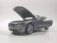 Maisto BMW Z4 Convertible Dark Grey 1/18 Scale Die Cast Toy Car Vehicle with Opening Hood, Doors, and Trunk 8 3/4" Long