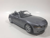 Maisto BMW Z4 Convertible Dark Grey 1/18 Scale Die Cast Toy Car Vehicle with Opening Hood, Doors, and Trunk 8 3/4" Long