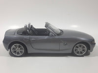 Maisto BMW Z4 Convertible Dark Grey 1/18 Scale Die Cast Toy Car Vehicle with Opening Hood, Doors, and Trunk 8 3/4" Long