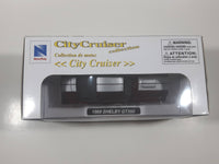 2003 NewRay City Crusier Collection 1969 Shelby GT350 Dark Maroon Purple 1/32 Scale Die Cast Toy Car Vehicle New in Box