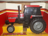 1988 ERTL Case International Pow-R-Pull Tractor 2494 Red and Black 1/32 Scale Die Cast Toy Car Vehicle New in Box