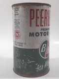 Vintage BA Peerless British American Premium Motor Oil 1 Imperial Quart Metal Can
