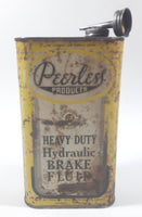 Vintage Peerless Products Heavy Duty Hydraulic Brake Fluid One Imperial Quart Metal Can Calgary, Canada