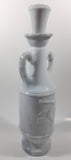 Vintage 1971 Jim Beam Whisky Marble Style Greek Olympian Discus 13 1/2" Tall Decanter Bottle