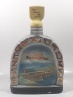 Vintage 1971 Jim Beam Kentucky Whisky Lake Havasu Arizona London Bridge 10 1/2" Tall Embossed Decanter Bottle