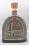 Vintage 1971 Jim Beam Kentucky Whisky Lake Havasu Arizona London Bridge 10 1/2" Tall Embossed Decanter Bottle