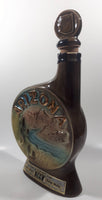 Vintage 1968 Jim Beam Whisky Arizona 12 1/2" Tall Embossed Decanter Bottle