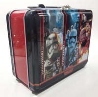 Star Wars The Force Awakens The First Order Captain Phasma, Stormtrooper, Flametrooper Tin Metal Lunch Box