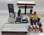 Vintage 1981 Playmobil Esso Gas Service Station Incomplete Set