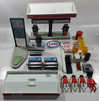 Vintage 1981 Playmobil Esso Gas Service Station Incomplete Set