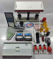 Vintage 1981 Playmobil Esso Gas Service Station Incomplete Set