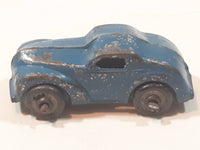 Antique 1940s Barclay 2 Door Coupe Blue 1 5/8" Long Die Cast Toy Car Vehicle