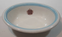 Rare Vintage Sovereign Potters Canadian National Railways Soap Dish Bowl Hotel China Made in Canada