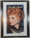 2000 USPS 2001 Lucille Ball 34 Cent USA Stamp Themed 12" x 16" Tin Metal Wall Sign