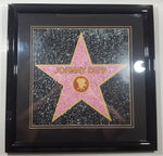 Johnny Depp Hollywood Walk of Fame Star 18" x 18" Framed Wall Hanging