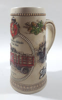 Ceramarte Stroh's Heritage Series V Beer Delivery Vehicles of The Past 1912 Packard Truck 7 1/2" Tall Ceramic Beer Stein Mug