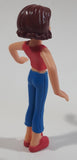 2006 McDonald's Mattel Polly Pocket Polly World Lila 3 1/2" Tall Toy Figure
