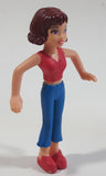 2006 McDonald's Mattel Polly Pocket Polly World Lila 3 1/2" Tall Toy Figure