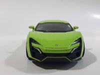 TY Models Lamborghini Lime Green Lights and Music 1/36 Scale Pull Back Die Cast Toy Car Vehicle with Opening Doors