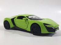 TY Models Lamborghini Lime Green Lights and Music 1/36 Scale Pull Back Die Cast Toy Car Vehicle with Opening Doors