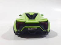 TY Models Lamborghini Lime Green Lights and Music 1/36 Scale Pull Back Die Cast Toy Car Vehicle with Opening Doors