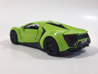 TY Models Lamborghini Lime Green Lights and Music 1/36 Scale Pull Back Die Cast Toy Car Vehicle with Opening Doors