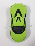 TY Models Lamborghini Lime Green Lights and Music 1/36 Scale Pull Back Die Cast Toy Car Vehicle with Opening Doors