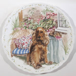 1989 Royal Albert Man's Best Friend Collection Devotion A Cocker Spaniel Appealing For Affection 8 1/4" Bone China Plate Made in England