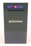 Canada Post Edmonton Eskimos CFL Football Team Miniature Small 3" Tall Canada Post Mail Box Shaped Coin Bank Sports Collectible