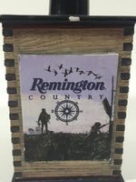 Rare Remington Country Hunting Themed 8" Tall Wood Look Resin Lotion Soap