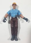 CAT Caterpillar Heavy Equipment Operator Construction Worker 4" Tall Toy Action Figure