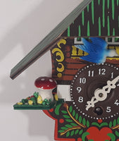 Vintage Bavarian Chalet Lodge Style Miniature Plastic Cuckoo Clock Made in Germany