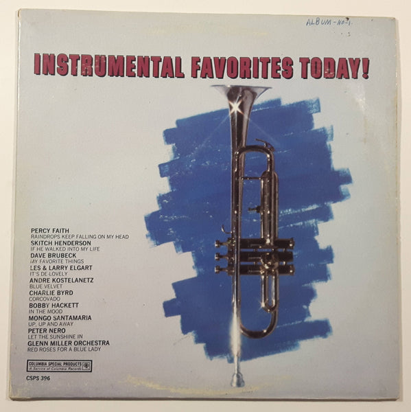 Columbia Instrumental Favorites Today! 12" Vinyl Record
