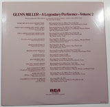 1977 RCA Records Glenn Miller Volume 2 A Legendary Performer 12" Vinyl Record
