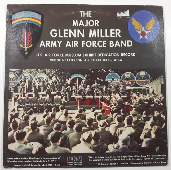 1976 RCA Records The Major Glenn Miller Army Air Force Band U.S. Air Force Museum Exhibit Dedication Record Wright-Patterson Air Force Base, Ohio 12" Vinyl Record