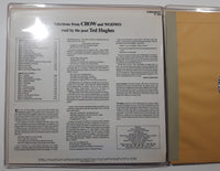 1979 Caedmon CBS Selections From Crow And Wodwo Read By The Poet Ted Hughes 12" Vinyl Record in Plastic Cover