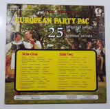 K-Tel European Party Pac 25 Original Songs By Famous Artists 12" Vinyl Record