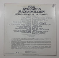 PYE Records Max Bygraves Max-A-Million Golden Greats Of The Forties 12" Vinyl Record